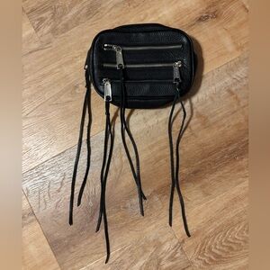 Hobo western fringe west Rebecca Minkoff black leather BeltBag  *2 for 20
